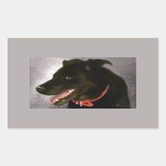 Black Labrador Stickers