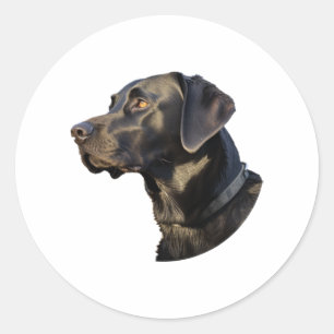Black Labrador stickers 1