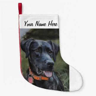 Black Labrador stocking