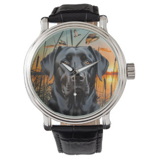 Black Labrador Watch, Labrador Retriever Watch