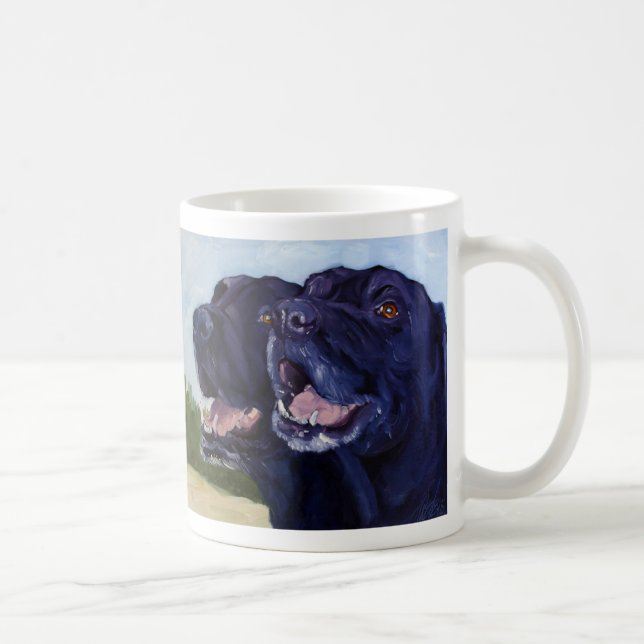 Black Labs Coffee Mug (Right)