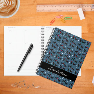 Black Labs Labrador Retriever Weekly Monthly Planner