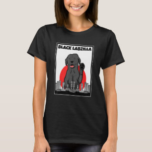 Black Labzilla Lab Labrador Retriever Dogs Trendy T-Shirt