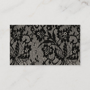 Black Lace Business Card