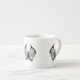 Black Lace Butterflies 5 Espresso Cup