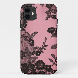 Black lace iPhone 11 case