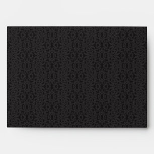 Black Lace Envelope - A7 Greeting Card