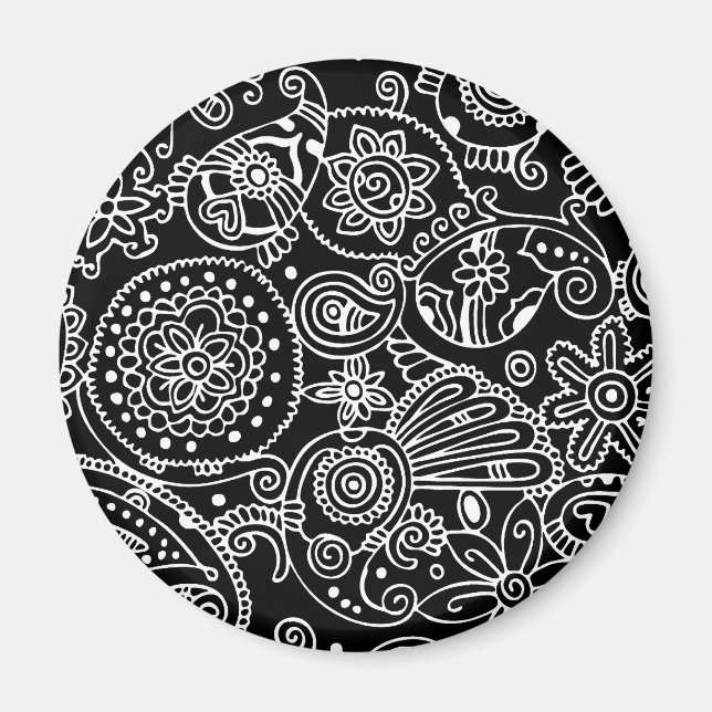 Black Lace Magnet (Front)