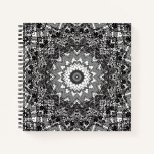 Black lace notebook