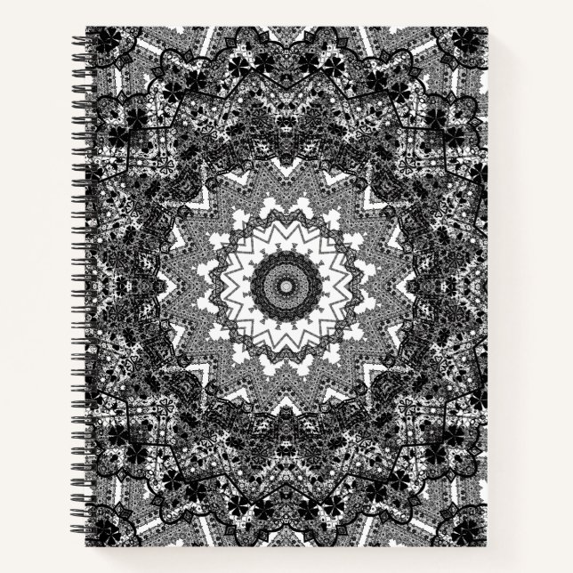 Black lace notebook (Front)