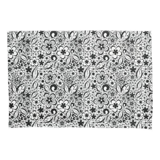 Black lace  pillowcase (Front)