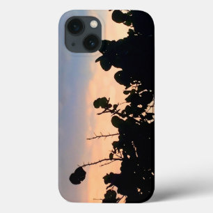 Black Lace Sunset iPhone 13 Case