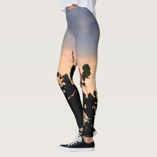 Black Lace Sunset Leggings