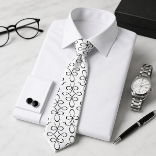 Black Lace Vintage Tie