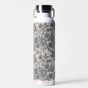 Black Lace Water Bottle