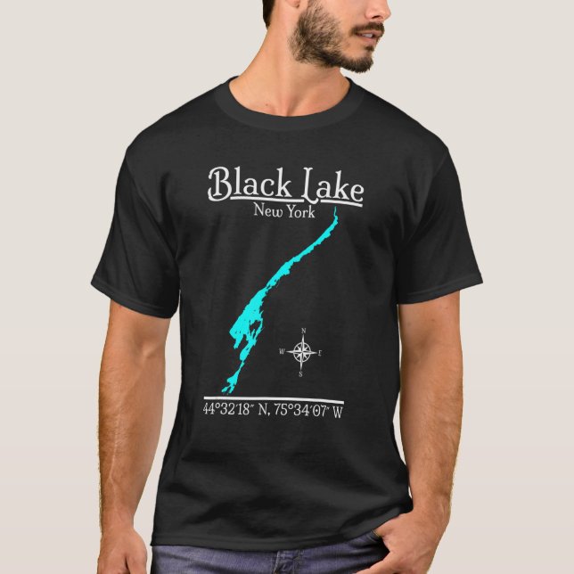 Black Lake   New York T-Shirt (Front)