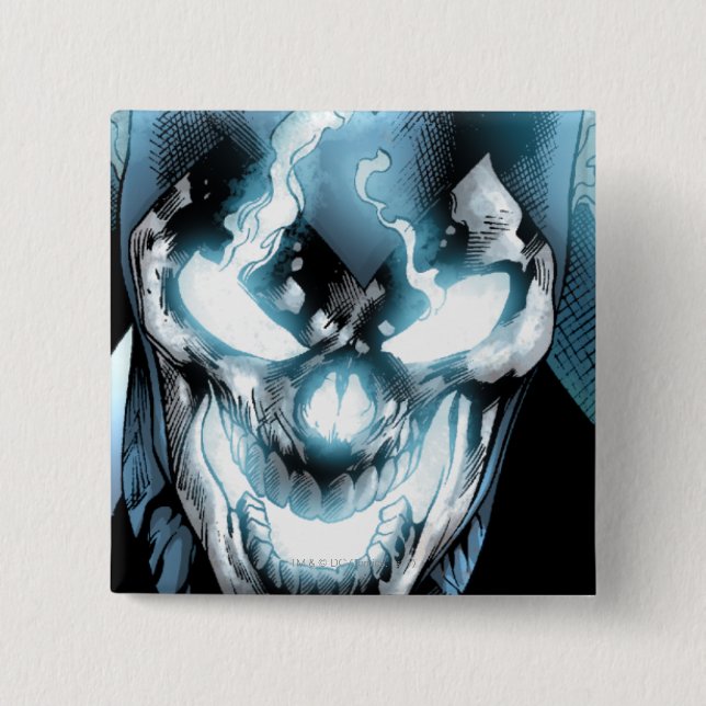 Black Lantern - Colour 15 Cm Square Badge (Front)