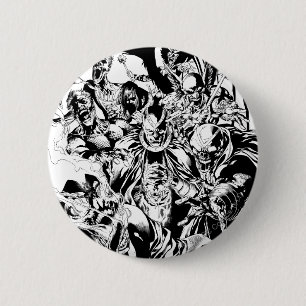 Black Lantern Corps - Black and White 6 Cm Round Badge