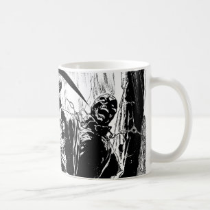 Black Lantern Corps Panel - Black and White Coffee Mug