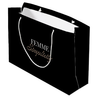 Black Large Gift bag