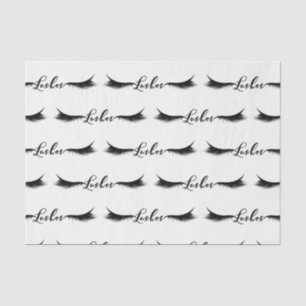 Black LASHES Eyelashes Beauty Salon Makeup Tissue Paper