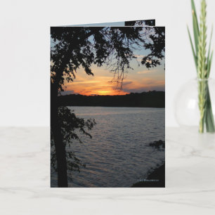 Black Leaf Frame Card