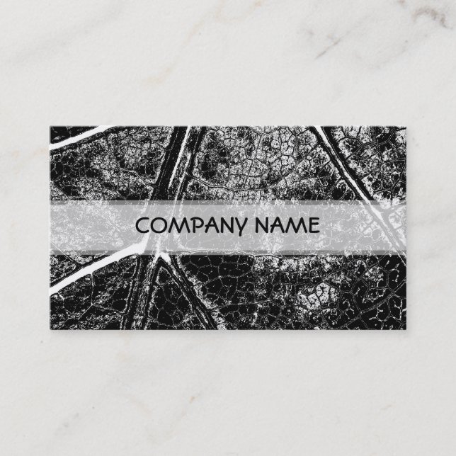 Black Leaf Vintage Business Cards 10 (Front)