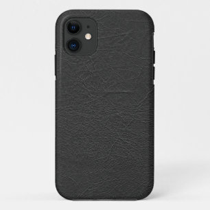 Black Leather iPhone 11 Case