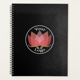 Black Leather Custom LOGO Planner