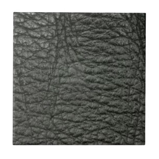 Black Leather Effect Tile