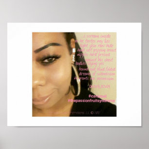 Black Leather Kiss Poem by Ahsek Novel Poster