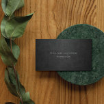 Black Leather Look Business Card<br><div class="desc">A digital graphic design to resemble a leather texture on a business card to use for any profession,  customize with your personal information.</div>