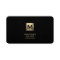 Black Leather Luxury Gold Monogram