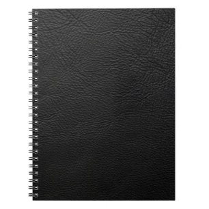 Black leather  notebook