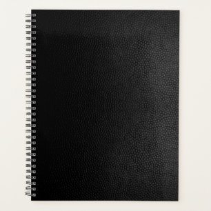 Black Leather Planner