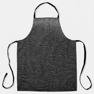 Black leather: seamless closeup texture. apron