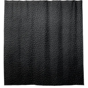 Black leather texture and backgroundleather,textur shower curtain