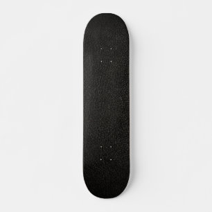 Black Leather Texture Background Skateboard