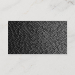 Black Leather Texture Business Card