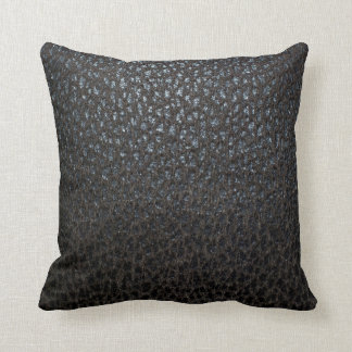 Black Leather Texture Cushion