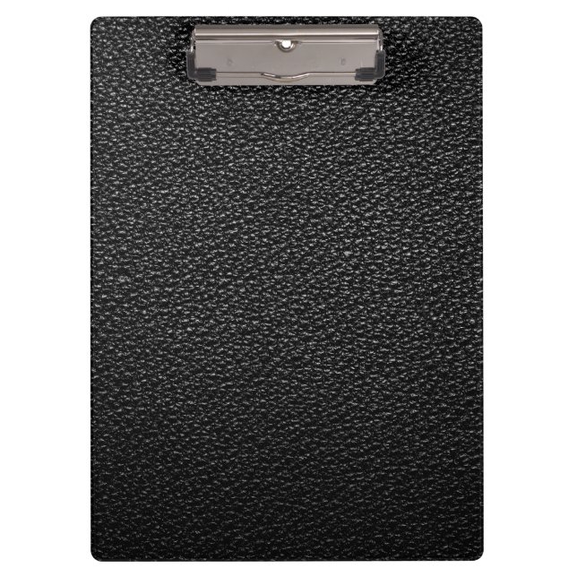 Black Leather Texture For Background Clipboard (Front)