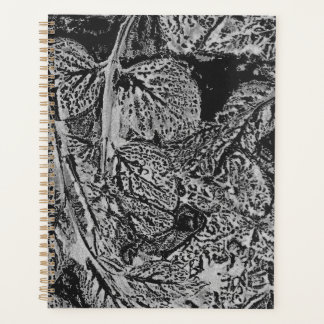Black leaves planner