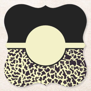 Black Leopard Coasters