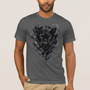 Black Leopard Graphic T-Shirt