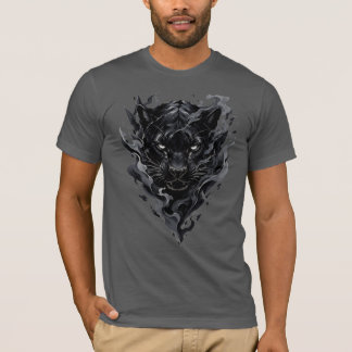 Black Leopard Graphic T-Shirt