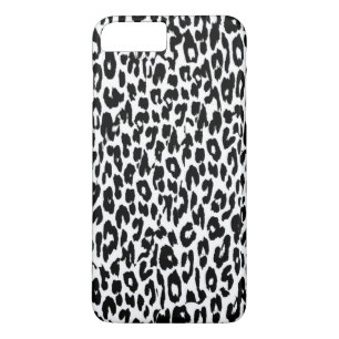 Black Leopard Skin Fur iPhone 8 Plus/7 Plus Case
