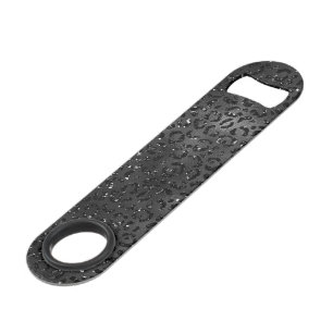 Black Leopard Texture Dark Minimal Animal Pattern