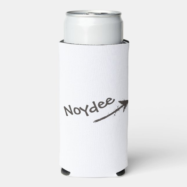 Black Lettering and Arrow on your Seltzer Can Cooler (Seltzer Front)