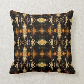 Black light brown tan pattern cushion