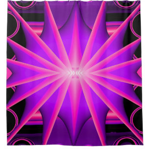 Black Light fun..... Shower Curtain